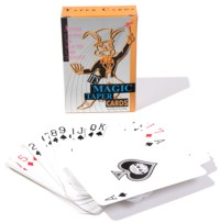 Easy trick to perform At a glance the deck looks normal.  But this deck is tapered for the magician 