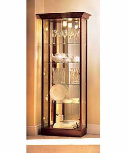 Mahogany Glass Display Cabinet