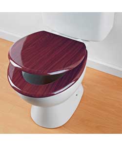 Unbranded Mahogany Slow Close Toilet Seat