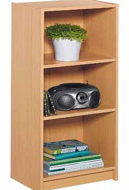 Enjoy a stylish beech effect bookcase from the Maine collection. This small bookcase is perfect for those nooks and crannies. with extra deep shelves helping you to make the most of the storage space. Part of the Maine collection Size H91.5. W42. D29