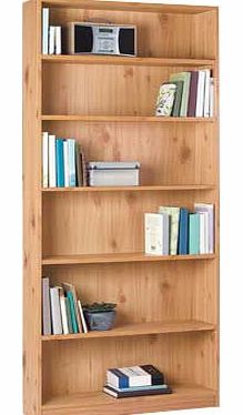 This Maine bookcase comes in fabulous pine effect. The tall. wide design is perfect for giving you a large amount of storage space for your home. Part of the Maine collection Size H180. W78. D20cm. 1 fixed shelf and 4 adjustable shelves. Weight 22kg.