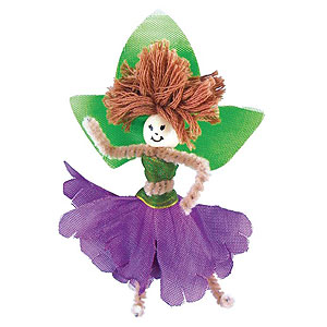 Make your own Fairies is a substantial kit which includes a variety of wooden beads, glue, colourful