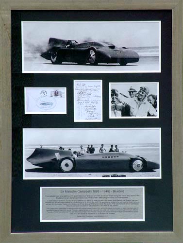 Unbranded Malcolm Campbell and#8211; 1933 Land Speed Record Presentation
