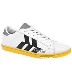 Unbranded Male Gio-Goi Classic Tennis Haciend Leather Upper in White and Black