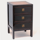 Mandarin 3 drawer bedside table furniture