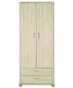Maple effect with maple end trims and 22mm top panel.Arched handles.1 hanging rail.1 fixed