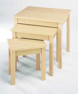Maple Effect Nest of Tables