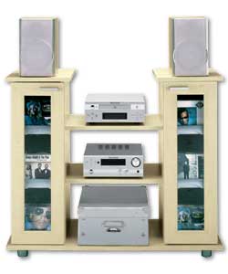Maple Hi-Fi and CD Unit