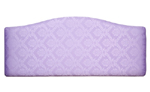 Unbranded Marbella Damask 4and#39;0 Headboard - Lilac