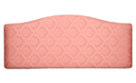 Unbranded Marbella Damask 4and#39;0 Headboard - Pink