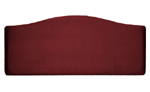 Unbranded Marbella Faux Suede 2and#39;6 Headboard - Port