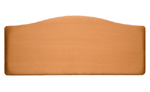 Unbranded Marbella Faux Suede 2and#39;6 Headboard - Tan