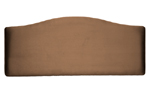 Unbranded Marbella Faux Suede 3and#39;0 Headboard - Brown
