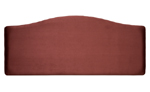 Unbranded Marbella Faux Suede 3and#39;0 Headboard - Plum