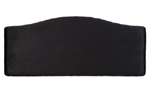 Unbranded Marbella Faux Suede 5and#39;0 Headboard - Black