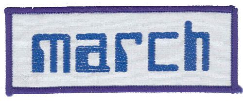 March Logo Patch (9cm x 3cm)