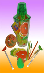 Add sunshine to cocktail making, the Margarita Party Shaker is packed with goodies.Comprising a