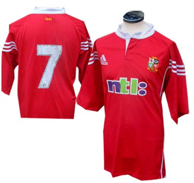 Unbranded Martyn Williams - British Lions match worn 2001 shirt