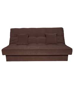 Unbranded Marwell Clic Clac Sofa Bed - Chocolate