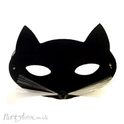 Mask - Cat (plain) - Black
