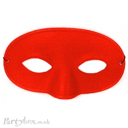 Mask - Standard - Gents - Satin - Red