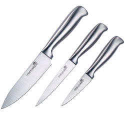 Masterclass Acero 3 Piece Stainless Steel Knife Set