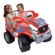 The Feber Famosa Matador 2 seater jeep comes in a fun and stylish colour. Let your little one create