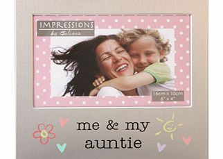Unbranded Me and My Auntie 6 x 4 Photo Frame