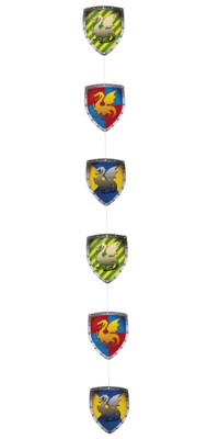 Unbranded Medieval Knights and Dragons: Hanging Decoration