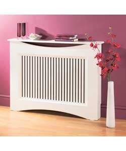 Medium Finished White Radiator Cabinet