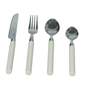 * This everyday cutlery set features coloured mela