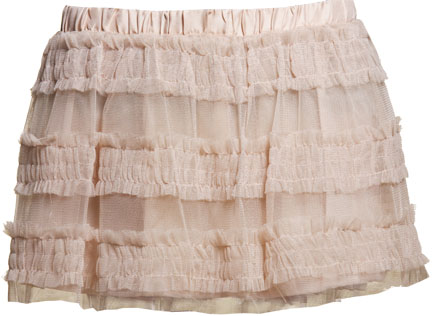 Unbranded Melia mesh ruffle skirt