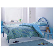 Unbranded Memo Metal Bed Blue With Mattress