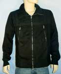 Mens C.P Company Black Full Zip Concealed Hood Sweatshirt