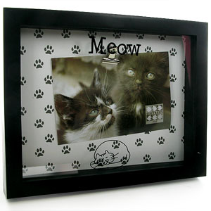 Unbranded Meow Cat 4 x 6 Clip Photo Frame