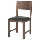 Meridian Walnut panel back chair furniture