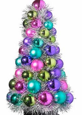 Unbranded Merry Bright 35cm Bauble Christmas Tree
