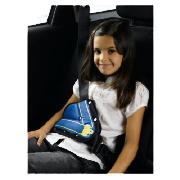The Metro shoulder belt adjuster is designed to help children sit comfortably when restrained by an 