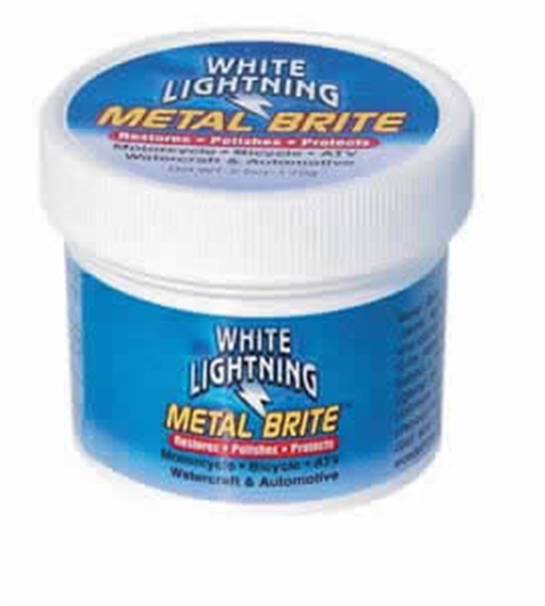 METAL BRITE IS A TECHNICALLY ADVANCED NON-TOXIC METAL POLISH AND FINISHING CREAM. IT RAPIDLY