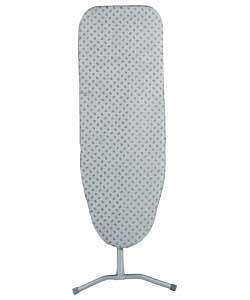 Cut to size foam pad.Elastic easy fits board fits up (L)122, (W)43cm.Suitable for dry and steam iron