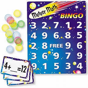 Help your childs" maths skills soar - It comes with eight double sided bingo cards, markers and 72