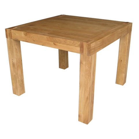 Unbranded Mews Oak Square Dining Table -1000mm