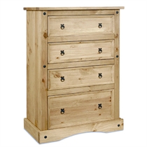 Unbranded Mexican 4 Drawer Chest