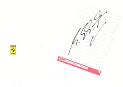 Micahel Schumacher autograph