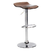 This Milazzo style bar stool is made of chromed steel and acrylic in a choice of 3 colours : clear, 