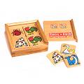 Mini Make a Pair Wooden Educational Game