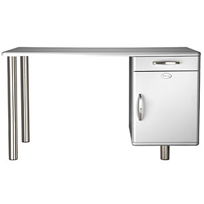 Mini Malibu Desk- Silver