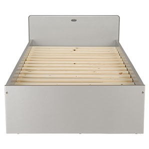 Mini Malibu Single Bedstead- Silver