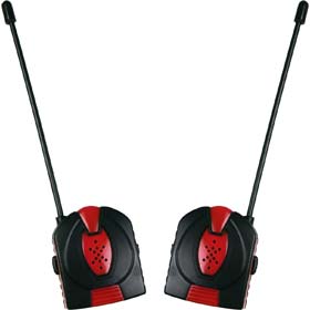 A stylishly designed pair of children`s radio Walkie Talkies that allow them to communicate between