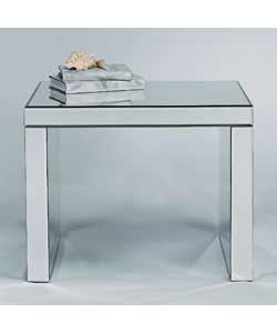 Unbranded Mirrored End Table